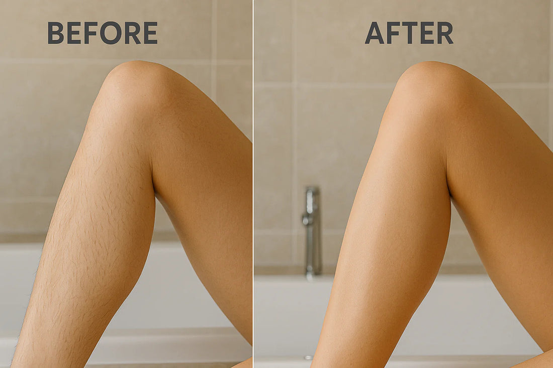 Before and after results